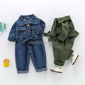 D1999 <span class=keywords><strong>Mono</strong></span> <span class=keywords><strong>Vaquero</strong></span> para Bebés Niños, Ropa de Trabajo de Primavera y Otoño para Niños, Manga Larga, 100% Algodón - Product Image 2