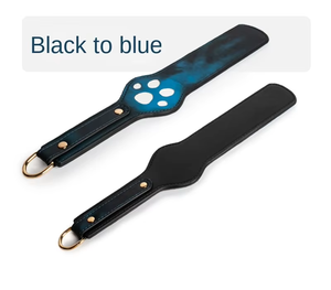 Látigo sexual de piel sintética con diseño de pata de gato, que cambia de color con la temperatura, juguete sexual para adultos, para coqueteo, sumisión, castigo, palmadas y golpes. - Product Image 6