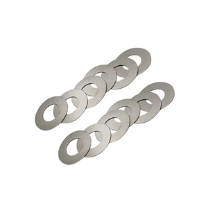 Belleville đĩa phẳng mùa xuân Shim Spacer máy giặt od16mm x ID 8.2mm độ dày 0.1 hoặc 0.2 hoặc 0.3mm đen bạc 12 cái - Product Image 1