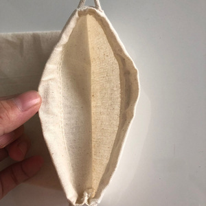 Organic Muslin Cotton/<strong>Canvas</strong> <strong>Drawstring</strong> <strong>Bag</strong> - Product Image 5
