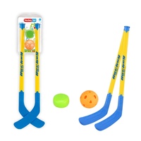 Ensemble de jouets de hockey sur glace, mini bâton et balle, jeu de hockey sur genoux pour enfants, jouets de sport et de fitness