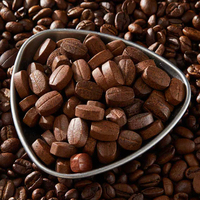 Permen Kopi Keras Rasa Kopi Grosir dalam Jumlah Besar, Tablet Kopi Tekan, Permen Kopi