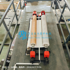 New PVC SPC nhân tạo UV đá cẩm thạch giả trang trí tường Bảng điều khiển Tấm tấm đùn dây chuyền sản xuất máy trục vít động cơ - Product Image 4