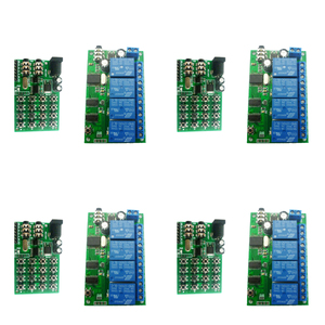 Ad22b04 4CH <span class=keywords><strong>MT8870</strong></span> <span class=keywords><strong>DTMF</strong></span> tín hiệu tone giọng nói Bộ giải mã điện thoại điều khiển từ xa Relay switch Module 12V DC cho LED động cơ nhà thông minh PLC - Product Image 2