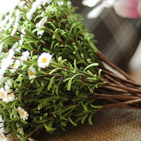 Fleurs artificielles de marguerites pour la décoration de table, en gros, pour Noël, Pâques, la remise des diplômes, la Saint-Valentin, le Nouvel An, Halloween