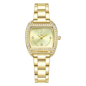 Oval Diamond Bezel Elegant Ladies Niche Luxury Quartz <b>Watch</b> - Product Image 4