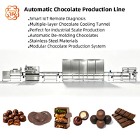 Ligne de production de chocolat automatique modulaire TUORONG, machine de fabrication de barres chocolatées industrielle personnalisée pour les grandes lignes de production