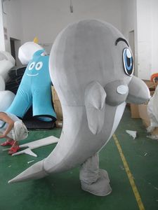 Costume de mascotte de <span class=keywords><strong>dauphin</strong></span> gris personnalisé personnage de dessin animé Costumes de mascotte de baleine animale pour <span class=keywords><strong>adulte</strong></span> - Product Image 3
