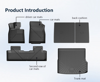 SONSANG vente en gros personnalisé 3D tapis de voiture pour Byd Song Plus Dmi 2023 2024 2025 accessoires tapis de voiture Premium Seal U Dmi tapis de sol