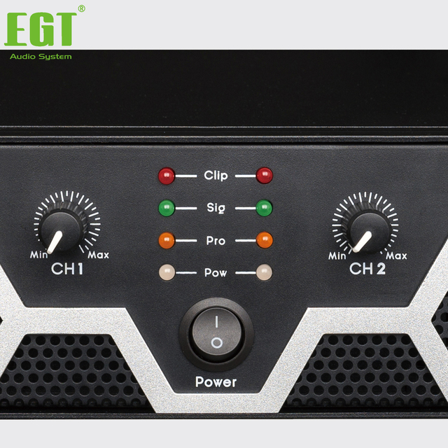 3U Professional Power Amplifier Stereo 8Ohm 300W*2 High Power Audio Amplifier for Stage Line Array Speaker Outdoor Concert