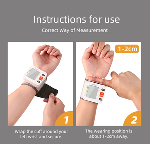Tensiometro médico, Digital esfigmomanómetro, máquina eléctrica <span class=keywords><strong>BP</strong></span>, brazalete de muñeca automático, <span class=keywords><strong>Monitor</strong></span> de presión arterial - Product Image 5