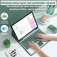 Étui de protection en cuir pour tablette S10 Plus X820, compatible avec S110 Ultra, avec emplacement pour stylet et clavier tactile magnétique