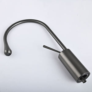 Brass Basin Faucet Can Rotate to Produce Water, Gray High-end Bathroom Faucet, Balcony Sink Mixer - Product Image 6