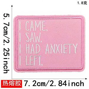 Embroidered Iron on <b>pink</b> Style Cowboy Patch for Clothing Hat <b>Bag</b> Decoration - Product Image 6