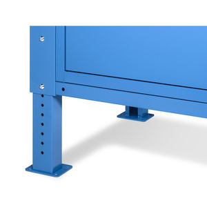 Fami WORK1538 établi réglable 150cm, plateau en bois, 2 tiroirs, 2 armoires et mur perforé - Product Image 5