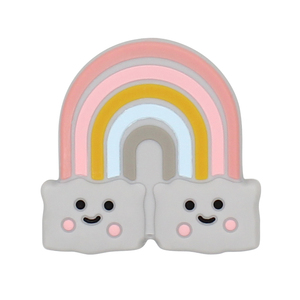 Los niños de silicona pequeño arco iris bebé <span class=keywords><strong>animales</strong></span> masticables juguetes mordedor bpa libre - Product Image 4