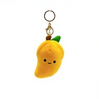 Porte-clés en peluche de fruits de dessin animé personnalisé, développement d'IP sur mesure, pendentif en peluche de taille personnalisée, jouet en peluche en coton pour boîte surprise