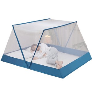 Conector de mosquitera cuadrado portátil plegable de Pakistán con soporte para ropa de cama tamaño King, dosel de dormitorio para adultos, uso doméstico de verano - Product Image 1