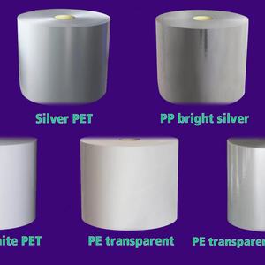 Mother Roll Size PP Polypropylene PE PET PVC BOPP Self Adhesive Film Label Jumbo Roll - Product Image 3