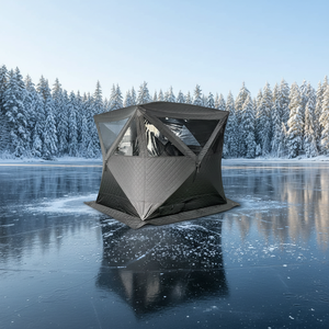 Tente de sauna moderne innovante Warmfire Factory, tissu Oxford imperméable pour la rétention de la chaleur et la pêche sur glace, prix de gros bon marché - Product Image 2