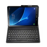 Samsung Galaxy Tab A6 10.1 2016 için klavye kılıf ayrılabilir manyetik BT İngilizce klavye mıknatıs Pu deri Tablet kapak