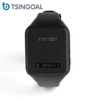 Montre GPS étanche avec alarme anti-coupure, suivi en temps réel, tracker GPS, moniteur de fréquence cardiaque et d'oxygène sanguin AOA