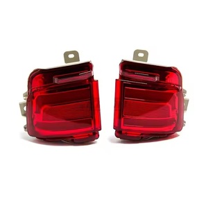 2016-up LED rear Bumper phản xạ ánh sáng đèn sương mù TRIM Phụ Kiện Màu sắc 6000K cho to/Yota Land Cruiser cập nhật thay thế - Product Image 3