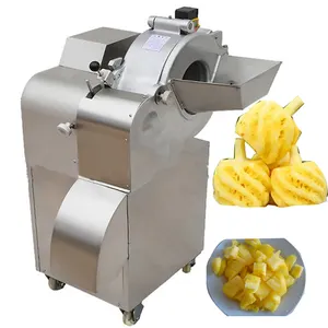Automatische Kokosvlees Snijmachine Groentevruchten Snijmachine Aardappelblokjesmachine