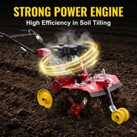 Mini Arado de Siete Velocidades, Mini Cultivador, Zanjadora de Alta Productividad, 10HP, a Gasolina
