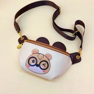 Bili bear-Bolso de pecho con diseño de oso pequeño para mujer, bandolera de pecho con diseño de dibujos animados, de cintura con un hombro, 2023 - Product Image 5