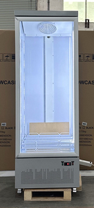 500L cửa duy nhất Kem hiển thị tủ đông đông thực phẩm đông lạnh cửa kính Showcase Quạt làm mát siêu thị dọc tủ đông - Product Image 3