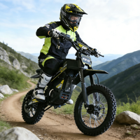 Moto tout-terrain électrique certifiée 3500W à moteur central, style Surron, vitesse 40 MPH, livraison rapide depuis les États-Unis, l'UE, le Royaume-Uni et le Canada
