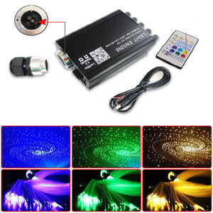 9555-LS1 Luz de fibra óptica para techo de coche con efecto de cielo estrellado, fuente de luz intermitente giratoria para marquesina de coche - Product Image 1