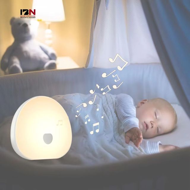 White Noise Machine with Smooth Natural Sound USB Charging Timed Shutdown for Baby Sleep Relaxation Smart Home Product