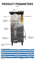 Machine automatique de scellage de sacs en PE minéral Machine d'emballage de sachets d'eau Usine de remplissage d'eau pour eau potable commerciale