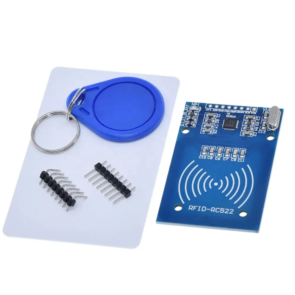 MFRC-522 RC-522 Mô-đun RC522 Ăng-ten Không Dây RFID IC Đầu Đọc SPI Chìa Khóa IC Mô-đun Lân Cận Thẻ IC