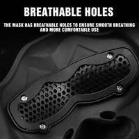 Masque tactique extérieur multifonctionnel MA-144 Cosplay Night Knight en nylon respirant haute pression 8X pour la chasse