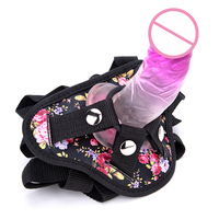 Dildo vibrant réaliste double et solide, écologique, à porter avec une sangle pour les couples lesbiens, en PVC