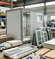 Unité Sanitaire Modulaire Préfabriquée Équipée d'un Lavabo, d'une Toilette et d'une Douche pour Camping, Site de Camping, Unité Sanitaire Modulaire Préfabriquée