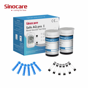 Appareil de test diabétique Sinocare, glucomètre, moniteur de glycémie, glucomètre, 50 bandelettes de test de glycémie - Product Image 2