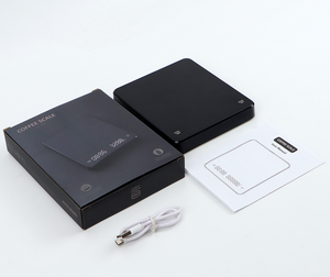 2023 Hot Selling Draagbare Usb Opladen Mini Elektronische Koffieweegschaal Met <span class=keywords><strong>Timer</strong></span> Digitale 3Kg 0.1G Voedselweegschaal - Product Image 5