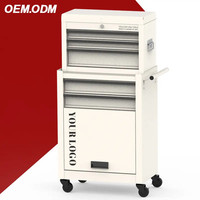 Kit de combinación de caja de herramientas rodante de garaje de metal verde ODM Factory Machine Shop Gabinete de rodillos OEM para almacenamiento de herramientas