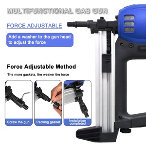 Chiodatrice a <span class=keywords><strong>Gas</strong></span> per Intelaiature per Calcestruzzo e Pareti con Batteria al Litio Senza Fili per Montaggio - Product Image 4