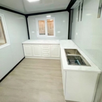 Maison préfabriquée extensible personnalisée en conteneur de 20 pieds ou 40 pieds, cuisine en acier léger, maison portable de luxe, Casas Prefabricadas