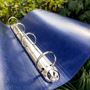 A4 cartella a foglia larga in morbida pelle portadocumenti portadocumenti per organizzazione impermeabile con legatoria - Product Image 3