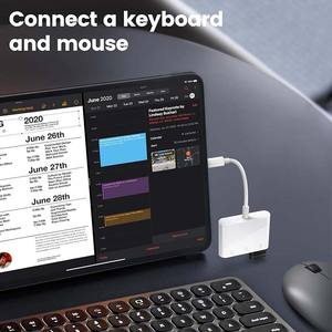 USB 3.1 USB-C TF Card 3 en 1 Type C Lecteur de <span class=keywords><strong>carte</strong></span> pour <span class=keywords><strong>iPhone</strong></span> Huawei USB 3.0 SD <span class=keywords><strong>Carte</strong></span> mémoire Caméra pour ordinateur portable U Disk - Product Image 6