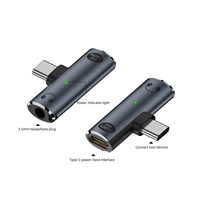 USB C auf 3,5mm Kopfhörer adapter 100W Ladegerät 2-in-1 USB C auf Aux Audio-Buchse mit hoch auflösendem DAC und Schnell ladung