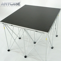 Plateforme de scène pliable, scène pliable portable pour éclairages de scène