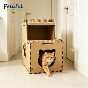 Casa <span class=keywords><strong>de</strong></span> <span class=keywords><strong>Gatos</strong></span> Modular <span class=keywords><strong>de</strong></span> Cartón <span class=keywords><strong>de</strong></span> Lujo al por Mayor, con Forma <span class=keywords><strong>de</strong></span> Escalera, Corrugada, Ecológica, Juguete <span class=keywords><strong>para</strong></span> <span class=keywords><strong>Gatos</strong></span>, Rascador <span class=keywords><strong>para</strong></span> <span class=keywords><strong>Gatos</strong></span> - Product Image 5