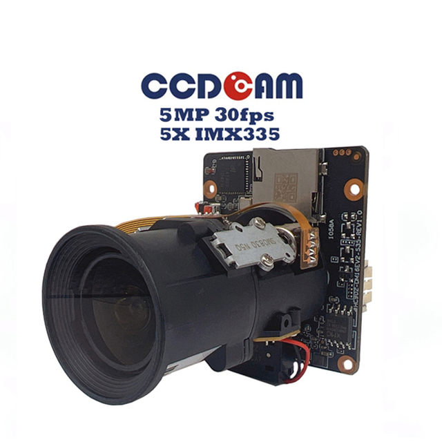 5Mp 30Fps 1/2.8" 5X Zoom Lens Imx335 Cmos Sensor Wifi Network Integrated Zoom Module W/Ptz Function Supports Two Modes